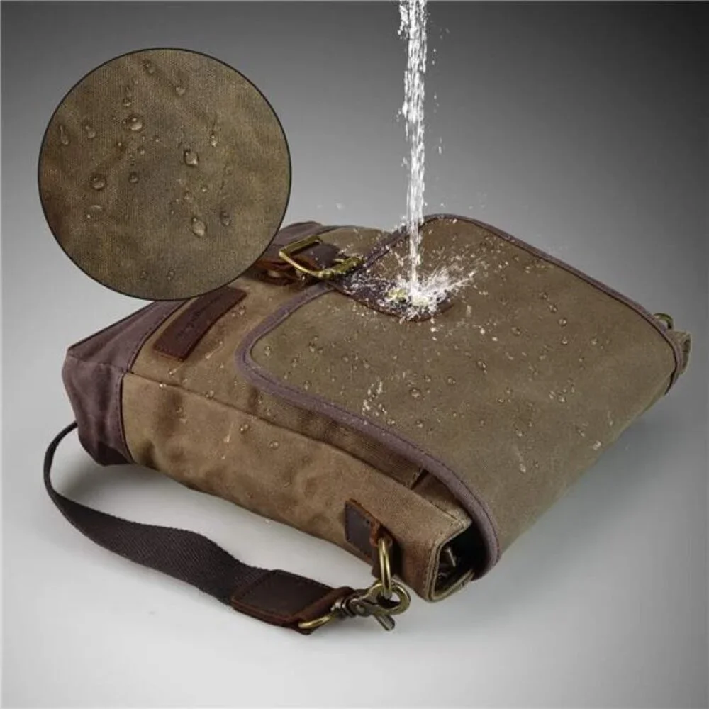 Messenger Bag for Men and Women Canvas Purse Crossbody Shoulder Bag Casual